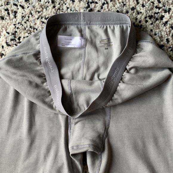 Patagonia Men’s Grey Thermal Layer Outdoor Hiking Camping Pants Size Large - Picture 9 of 13
